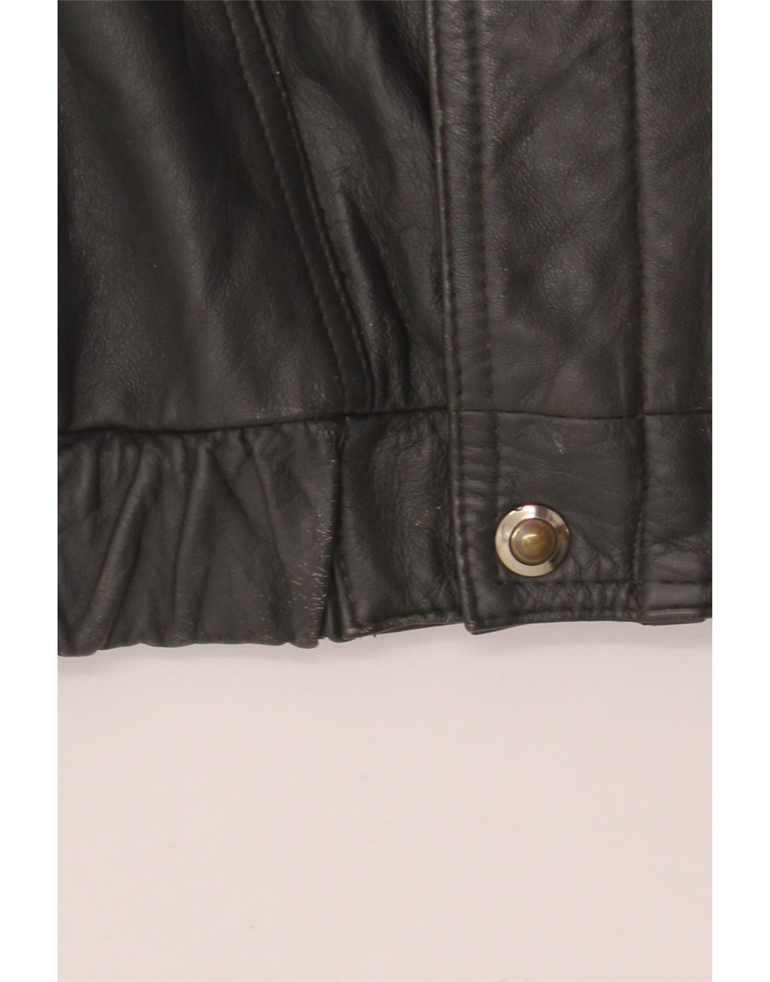 Vintage Ανδρικό Δερμάτινο Μπουφάν IT 56 3XL Μαύρο