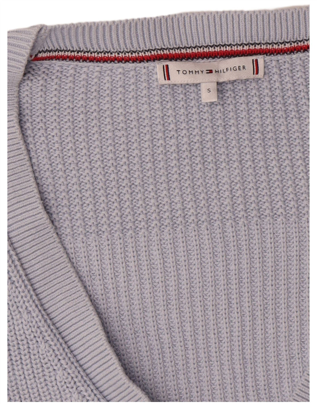 Γυναικείο πουλόβερ με ζακέτα Tommy Hilfiger UK 10 Small Blue