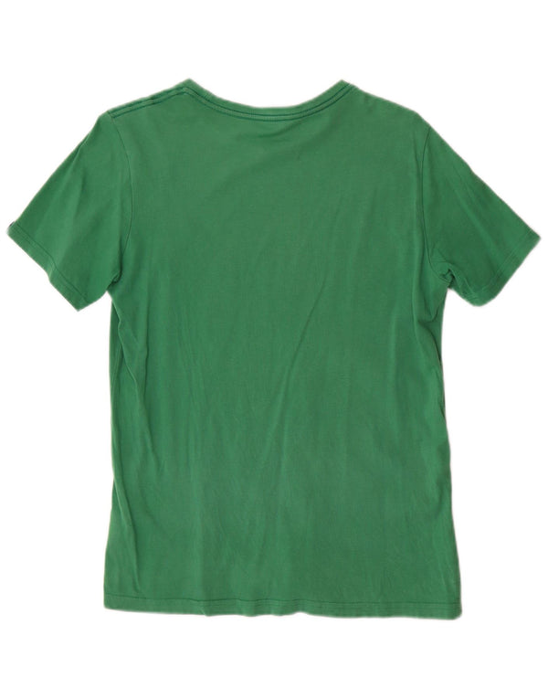 Puma Boys Graphic T-Shirt Top 13-14 ετών Πράσινο βαμβακερό