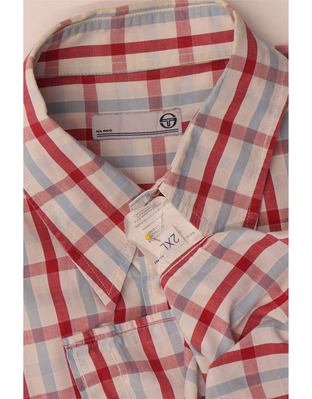 Ανδρικό κοντομάνικο πουκάμισο Sergio Tacchini 2XL Πολύχρωμο βαμβακερό