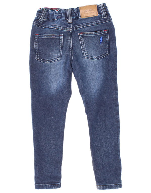 Joules Boys Skinny Jeans 2-3 ετών W20 L17 Μπλε βαμβακερό