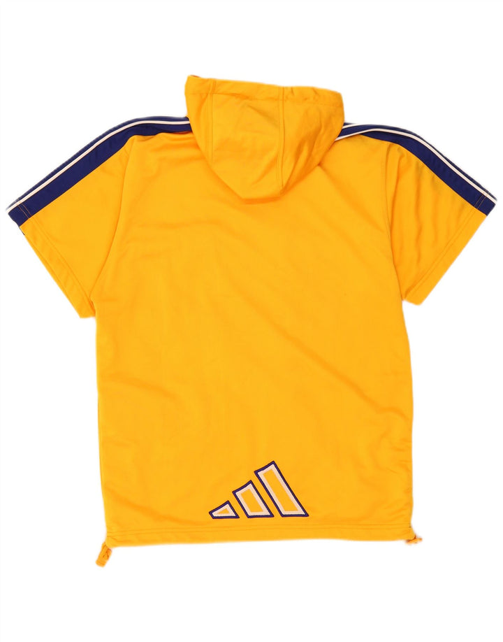 Ανδρική αθλητική φόρμα Adidas με κουκούλα Top Jacket Μικρό Πορτοκαλί Colourblock