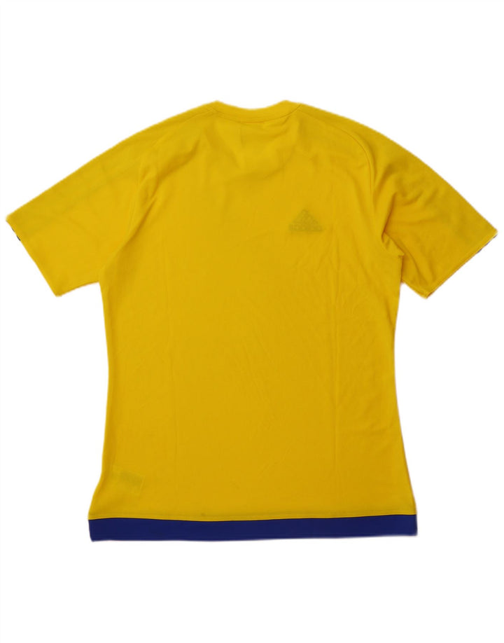 Ανδρικό T-Shirt Climalite ADIDAS Top Medium Yellow Polyester
