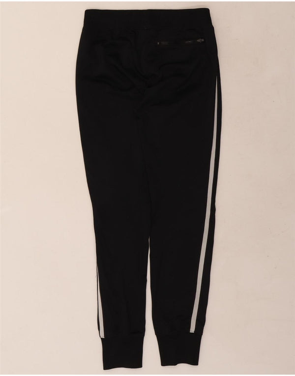 Nike γυναικεία αθλητική φόρμα παντελόνια Joggers UK 6 XS Μαύρο ριγέ πολυεστέρα