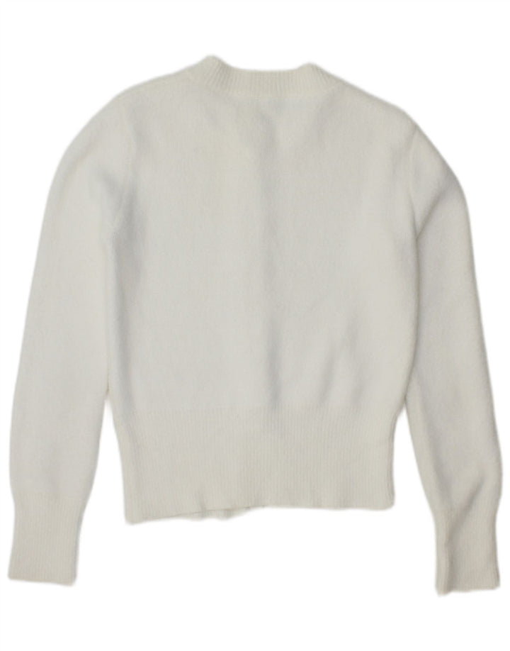 Zara Γυναικείο πουλόβερ UK 10 Small White