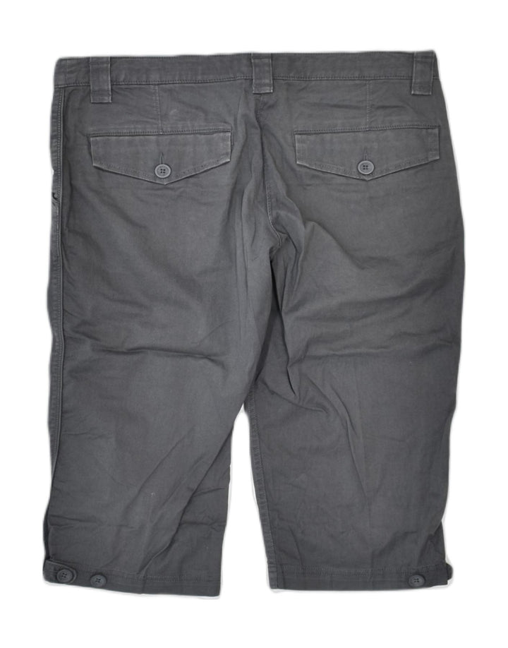 NIKE Womens sportswear Capri Trousers UK 12 Medium W32 L19 Grey | Vintage | Thrift | Second-Hand | Used Clothing | Messina Hembry 