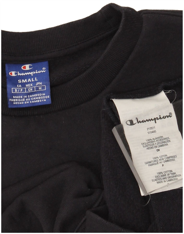 Champion Γυναικεία γραφικά φούτερ Jumper UK 10 Small Navy Blue Cotton