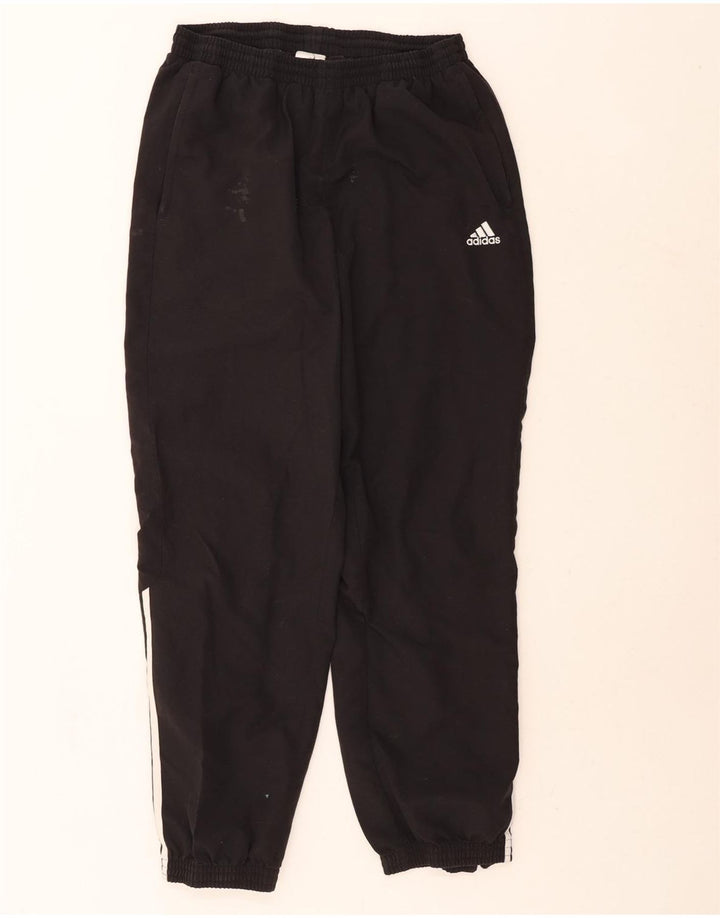 ADIDAS Mens Tracksuit Trousers Joggers Large  Black Polyester Vintage Adidas and Second-Hand Adidas from Messina Hembry 