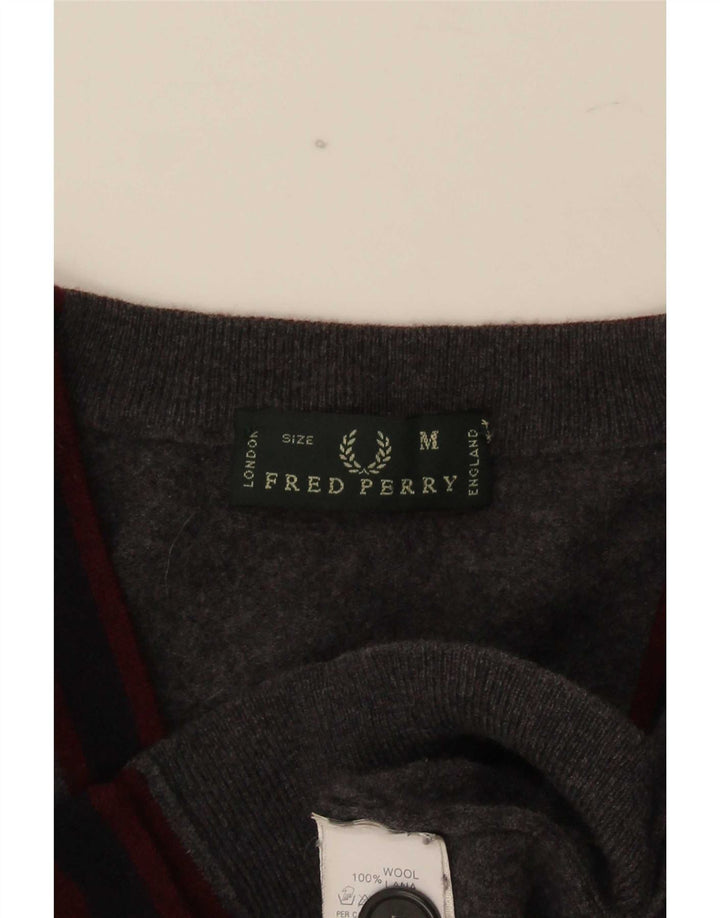 Fred Perry Ανδρικό μεσαίο γκρι μαλλί