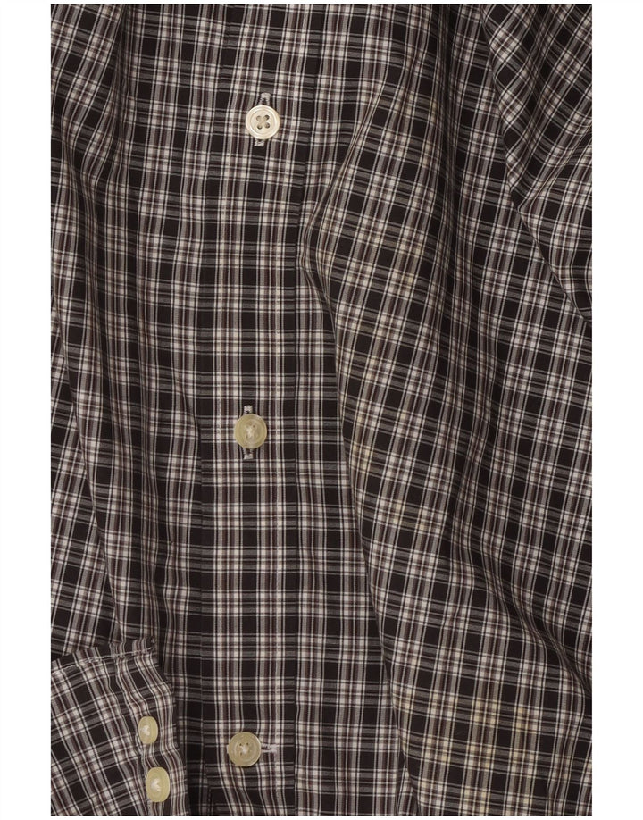 Eddie Bauer Ανδρικό πουκάμισο Relaxed Fit 2XL Black Check Cotton