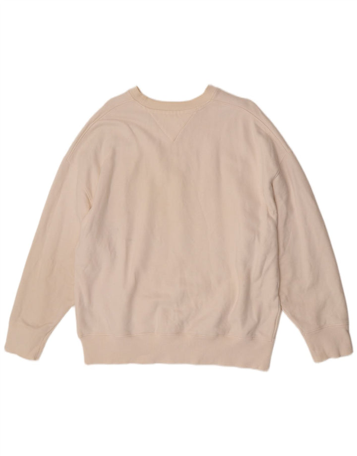 Ανδρικό φούτερ Tommy Hilfiger Jumper μεγάλο λευκό βαμβακερό