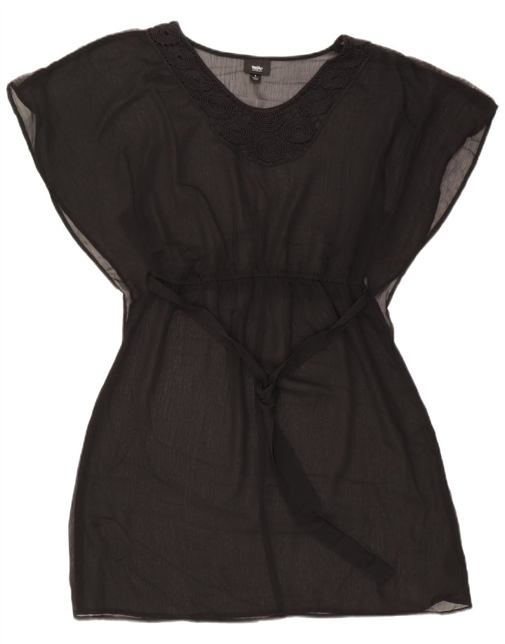 Mossimo Γυναικείο φόρεμα παραλίας UK 10 Small Black Polyester