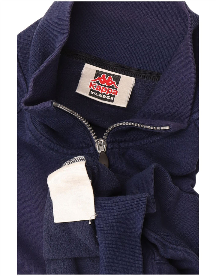 Ανδρική φόρμα Kappa Top Jacket XL Navy Blue Cotton