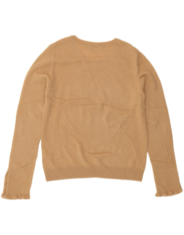 Γυναικείο πουλόβερ Hobbs Crew Neck Jumper UK 12 Medium Beige Wool