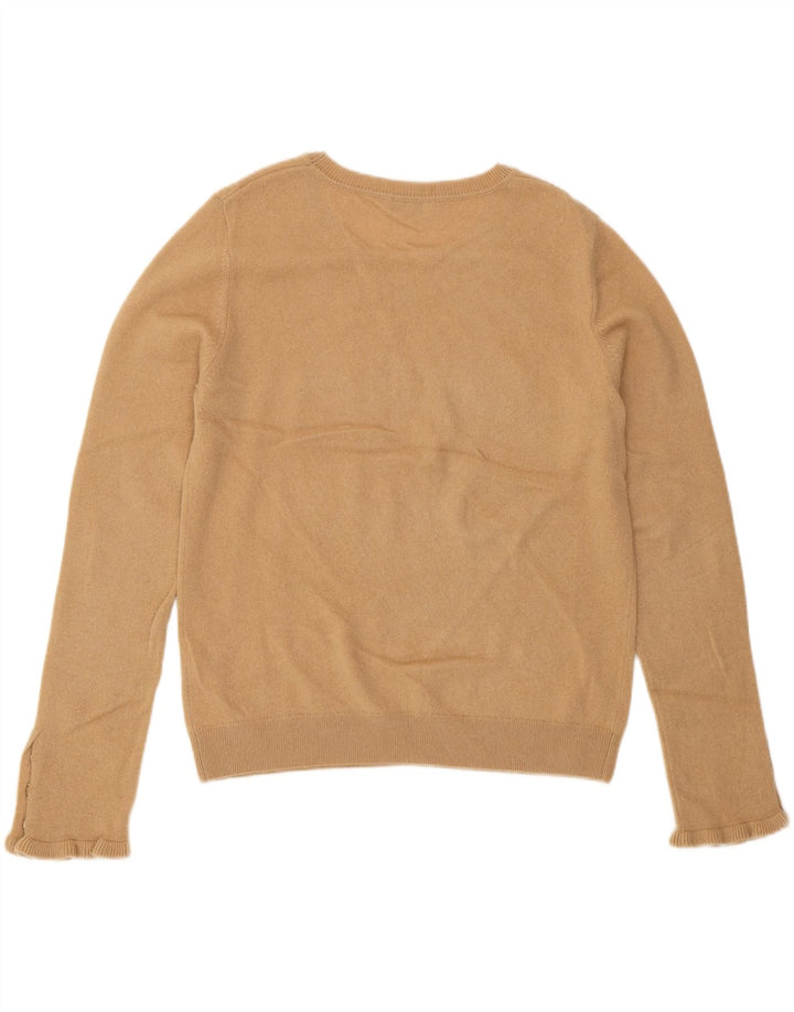 Γυναικείο πουλόβερ Hobbs Crew Neck Jumper UK 12 Medium Beige Wool