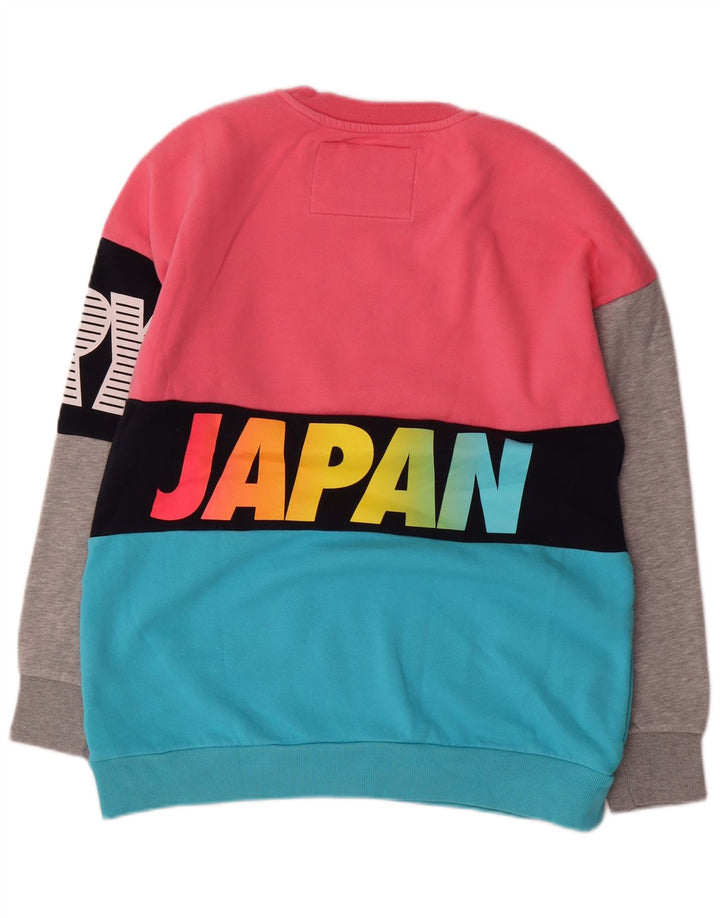 SUPERDRY Γυναικεία φούτερ μεγάλου μεγέθους Jumper UK 10 Small πολύχρωμα