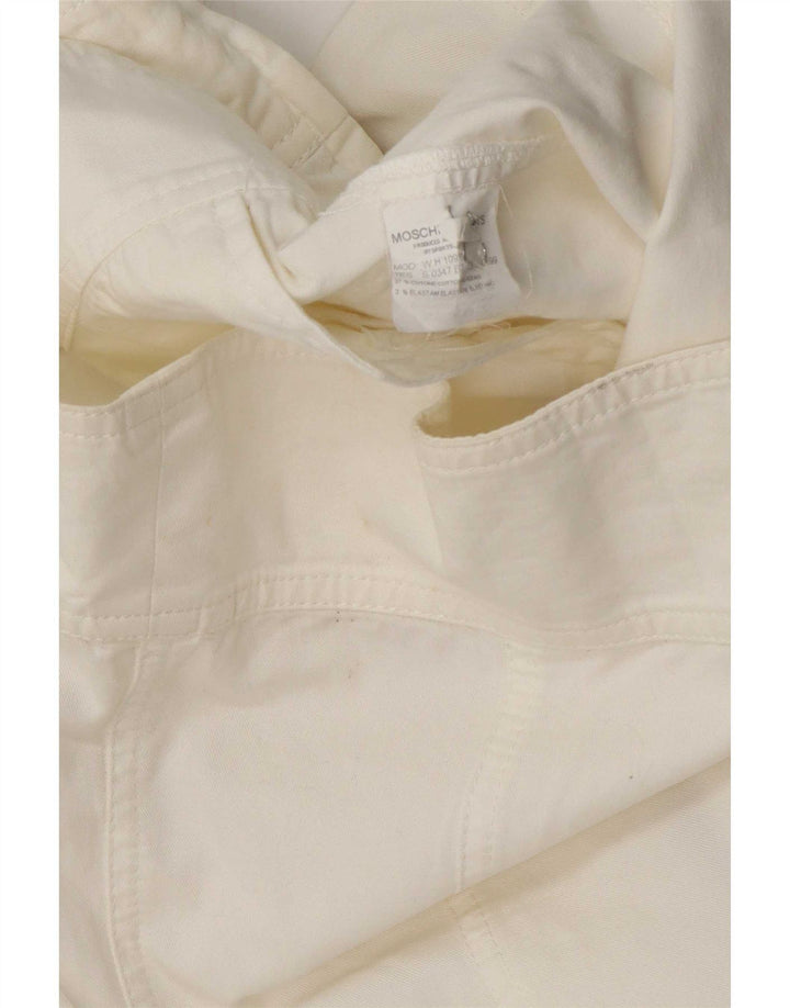 Moschino Γυναικείο Bomber Jacket UK 12 Medium Off White Βαμβακερό