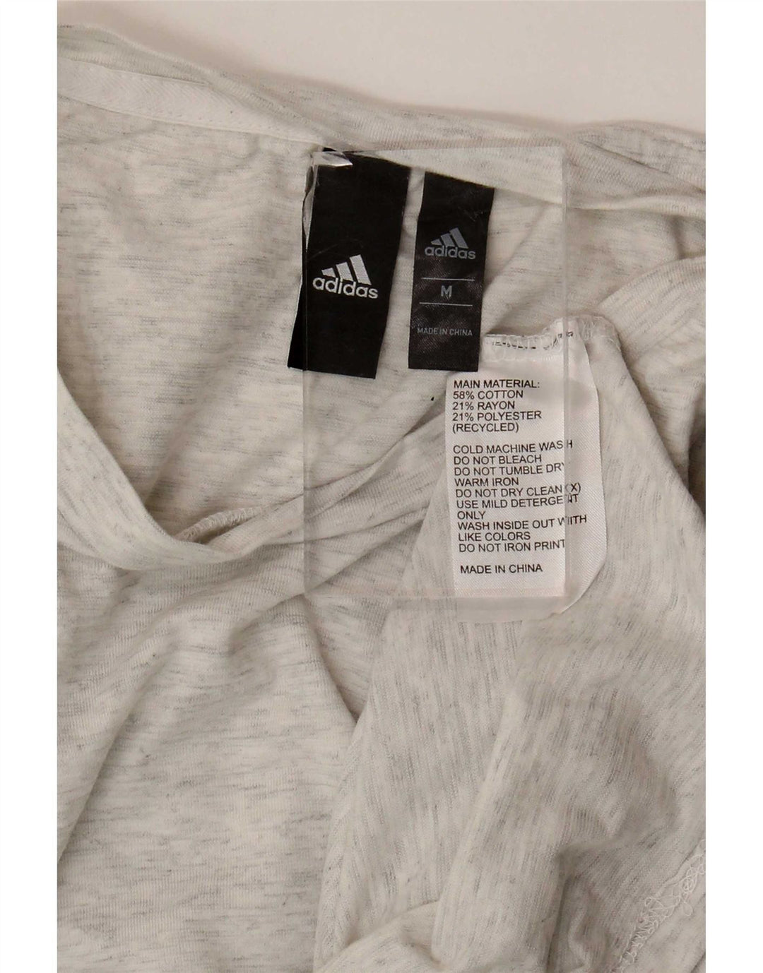 Γυναικείο T-Shirt Adidas Top UK 12 μεσαίο γκρι βαμβακερό