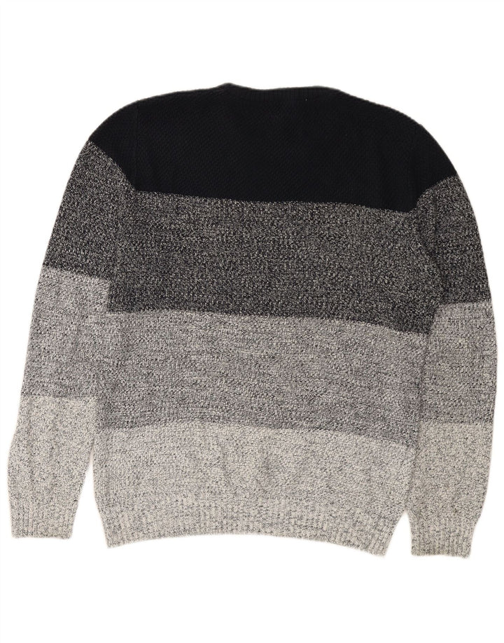 Ανδρικό πουλόβερ Richmond Crew Neck Jumper Μεγάλο πολύχρωμο βαμβακερό ριγέ