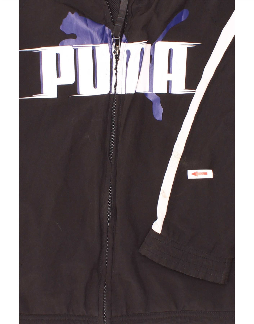 Puma Boys Graphic αθλητική φόρμα Top Jacket 9-10 Years Black Colourblock