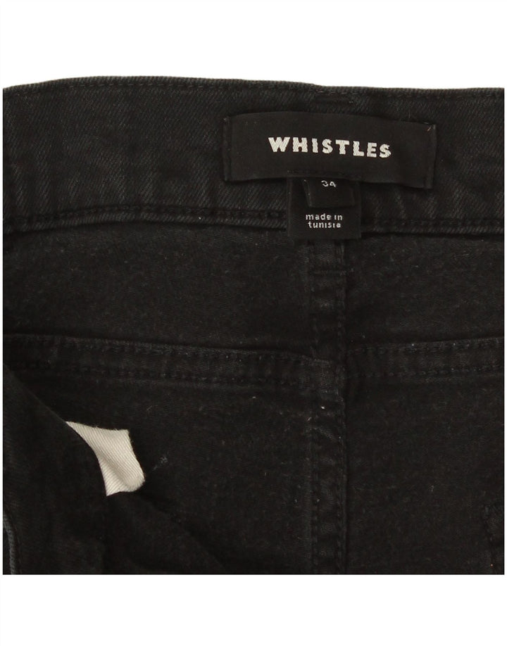 Whistles Womens Crop Slim Jeans W34 L25 Μαύρο