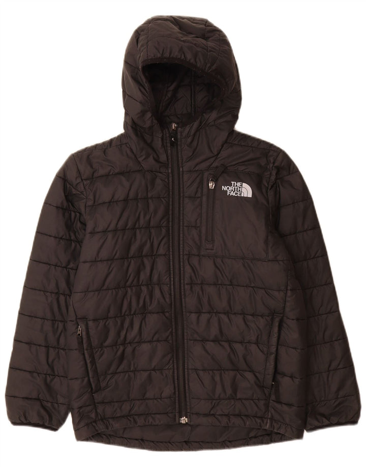The North Face Boys Hooded Jacket padded 9-10 Years Medium Black Polyester