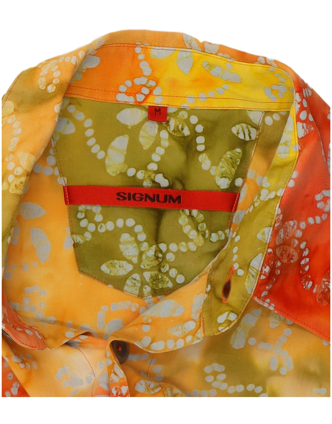 SIGNUM Ανδρικό κοντομάνικο πουκάμισο Μεσαίο πολύχρωμο Floral