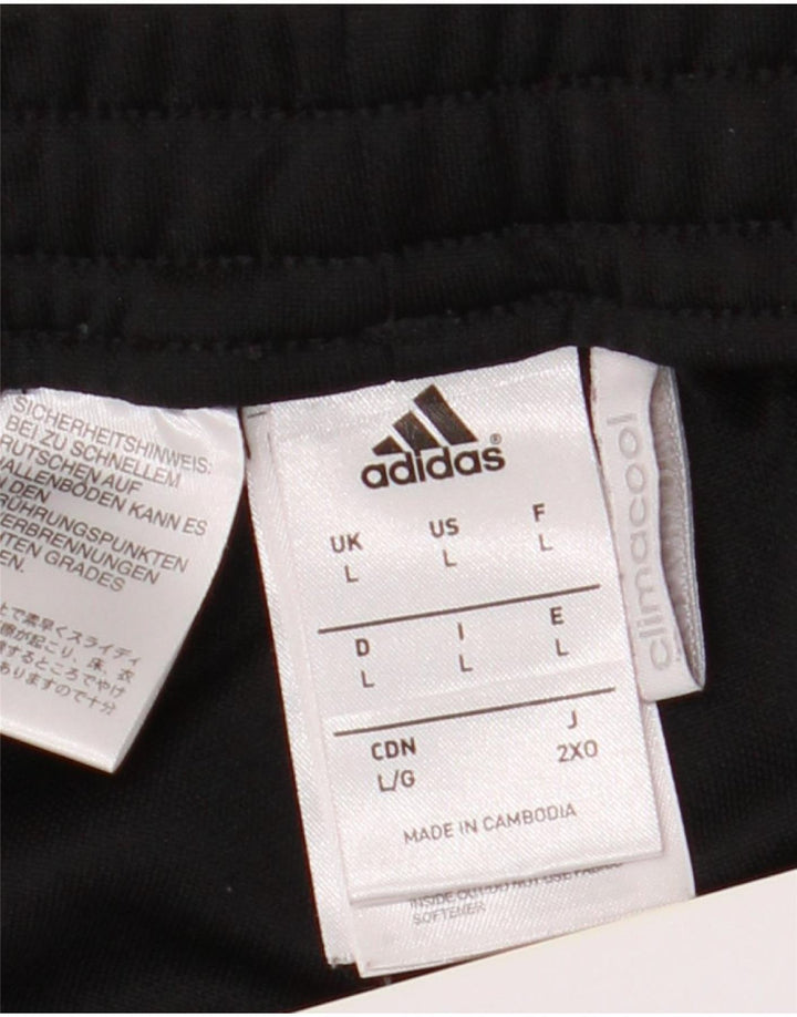 Ανδρική αθλητική φόρμα Adidas Climacool Παντελόνι μεγάλο μαύρο πολυεστέρα