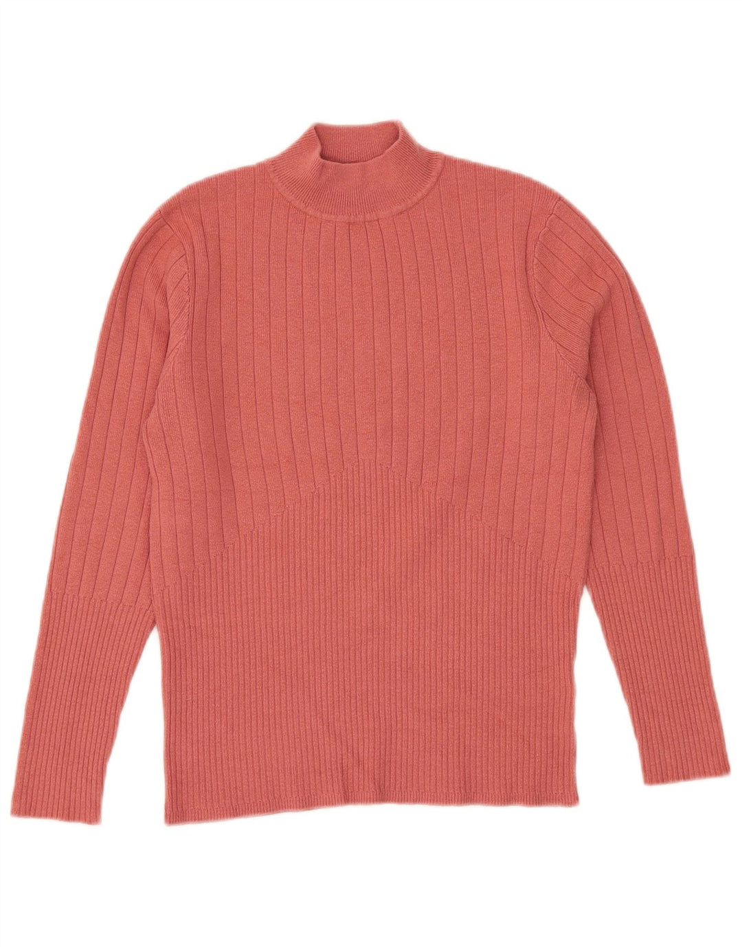 Marks & Spencer Γυναικείο πουλόβερ με λαιμό χελώνα UK 12 Medium Pink