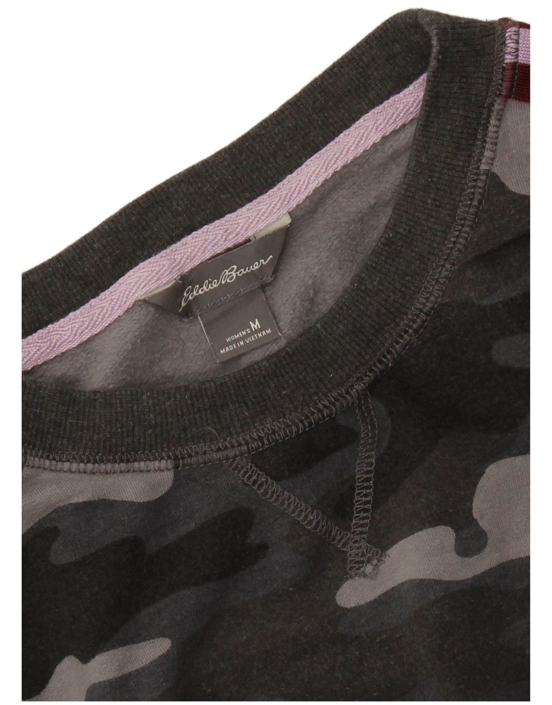 EDDIE BAUER Γυναικεία φούτερ Jumper UK 14 Medium Grey Camouflage