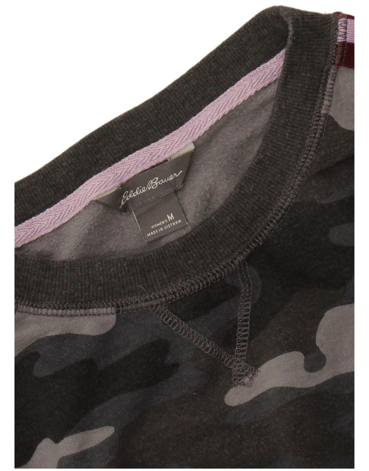EDDIE BAUER Γυναικεία φούτερ Jumper UK 14 Medium Grey Camouflage
