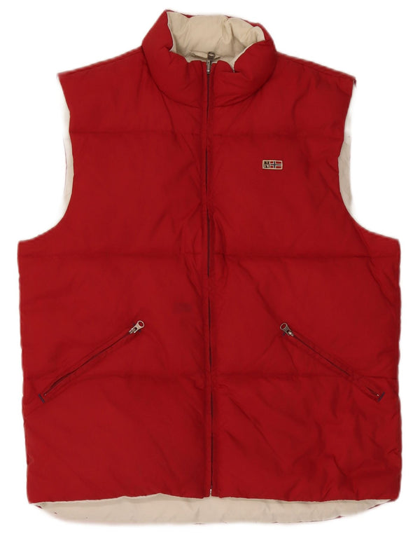 Napapijri Boys Graphic Reversible Gilet Gilet 15-16 Years Red