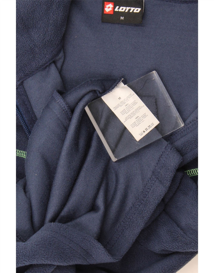 Lotto Womens Fleece Jumper UK 14 Medium Navy Blue Polyester