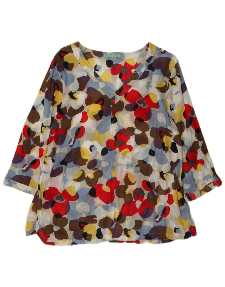 Boden Γυναικείο πουκάμισο See Through Pullover UK 18 XL Πολύχρωμο Floral
