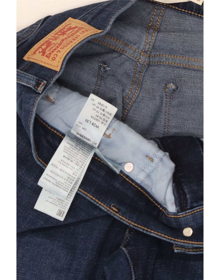 Levi's Womens 314 Shaping Straight Jeans W28 L27 Μπλε βαμβακερό