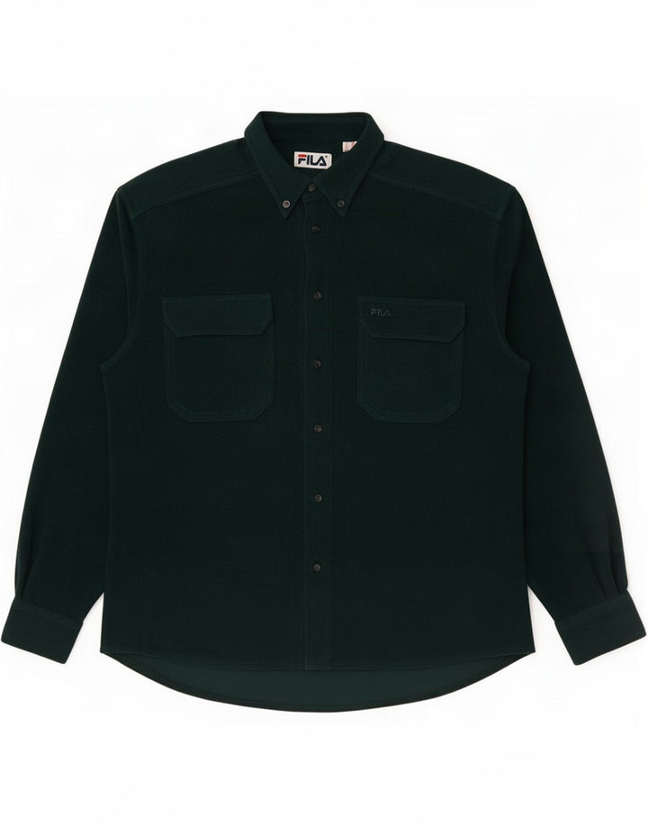Fila Ανδρικό πουκάμισο Fleece IT 50 Medium Green