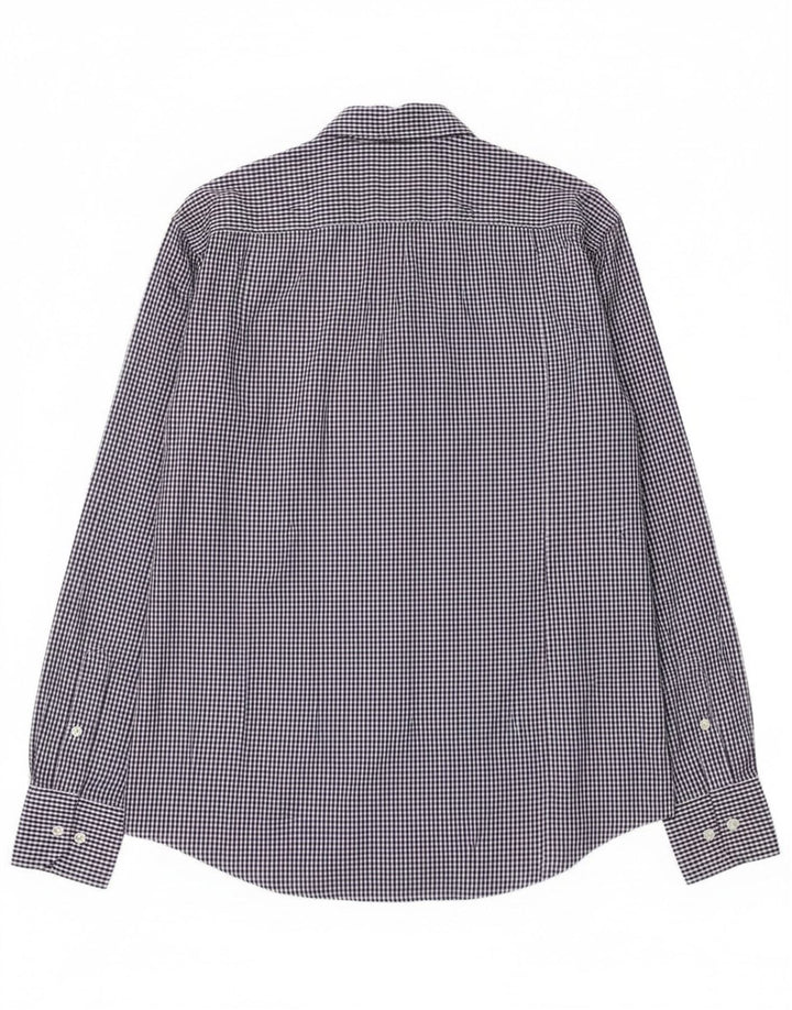 Ανδρικό πουκάμισο Kappa, μεσαίο μπλε βαμβακερό Gingham