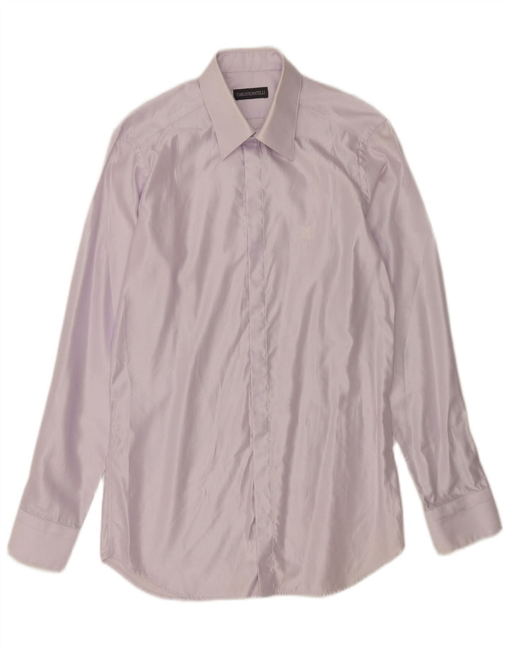 Carlo Pignatelli Ανδρικό επίσημο πουκάμισο μέγεθος 38 15 Medium Purple