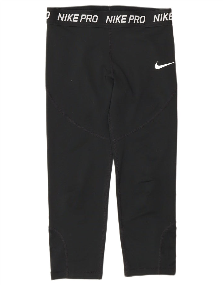 Γραφικό κολάν Nike Girls Dri Fit, μαύρο μεγάλο 12-13 ετών
