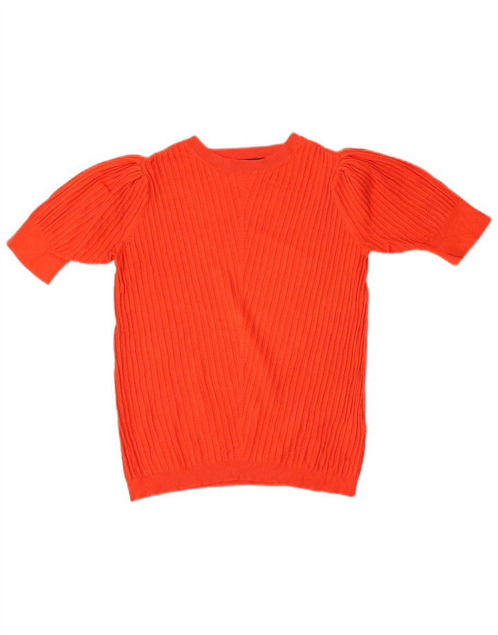 Marks & Spencer Γυναικείο πουλόβερ με λαιμόκαυστο UK 10 Small Orange