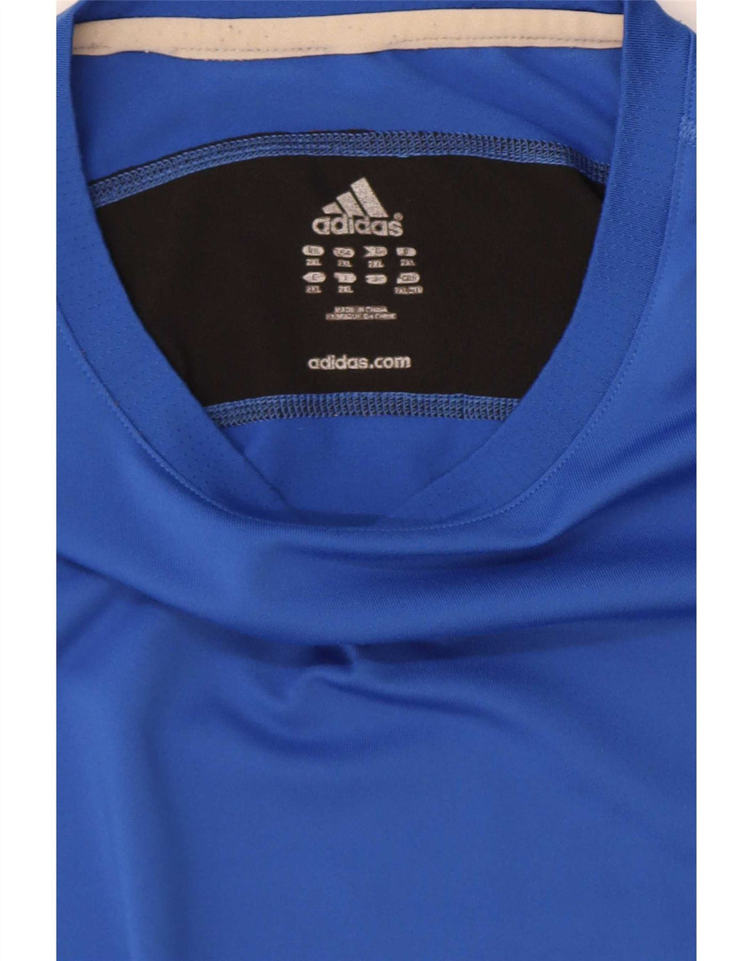Ανδρικό T-Shirt Adidas Top 2XL Blue Colourblock