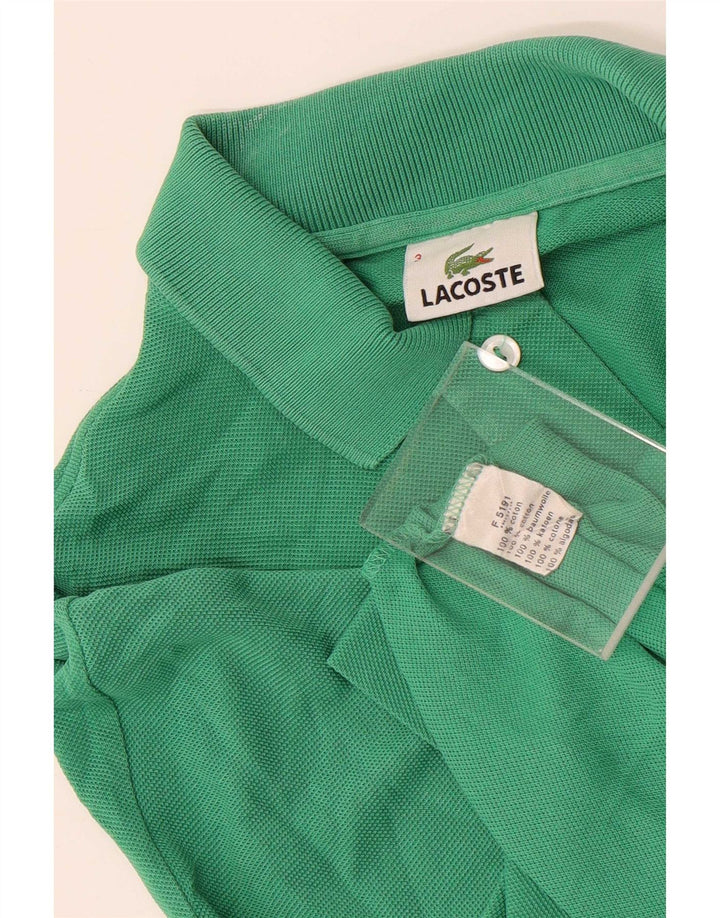 Ανδρικό μπλουζάκι πόλο Lacoste, μέγεθος 3, μικρό πράσινο βαμβακερό