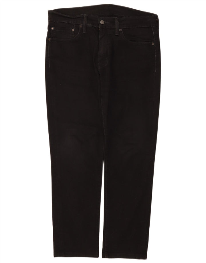 Ανδρικό τζιν Levi's Slim W33 L28 Μαύρο βαμβακερό