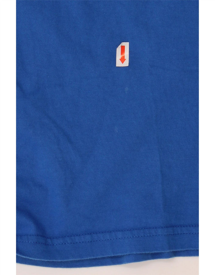 FILA Mens T-Shirt Top Medium Blue Cotton Vintage Fila and Second-Hand Fila from Messina Hembry 