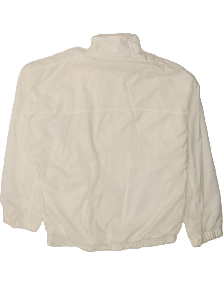 ACTIVE Mens Graphic Tracksuit Top Jacket 2XL White Polyamide Vintage Active and Second-Hand Active from Messina Hembry 