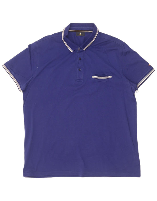 Ανδρικό πουκάμισο πόλο Armata Di Mare 3XL Navy Blue βαμβακερό