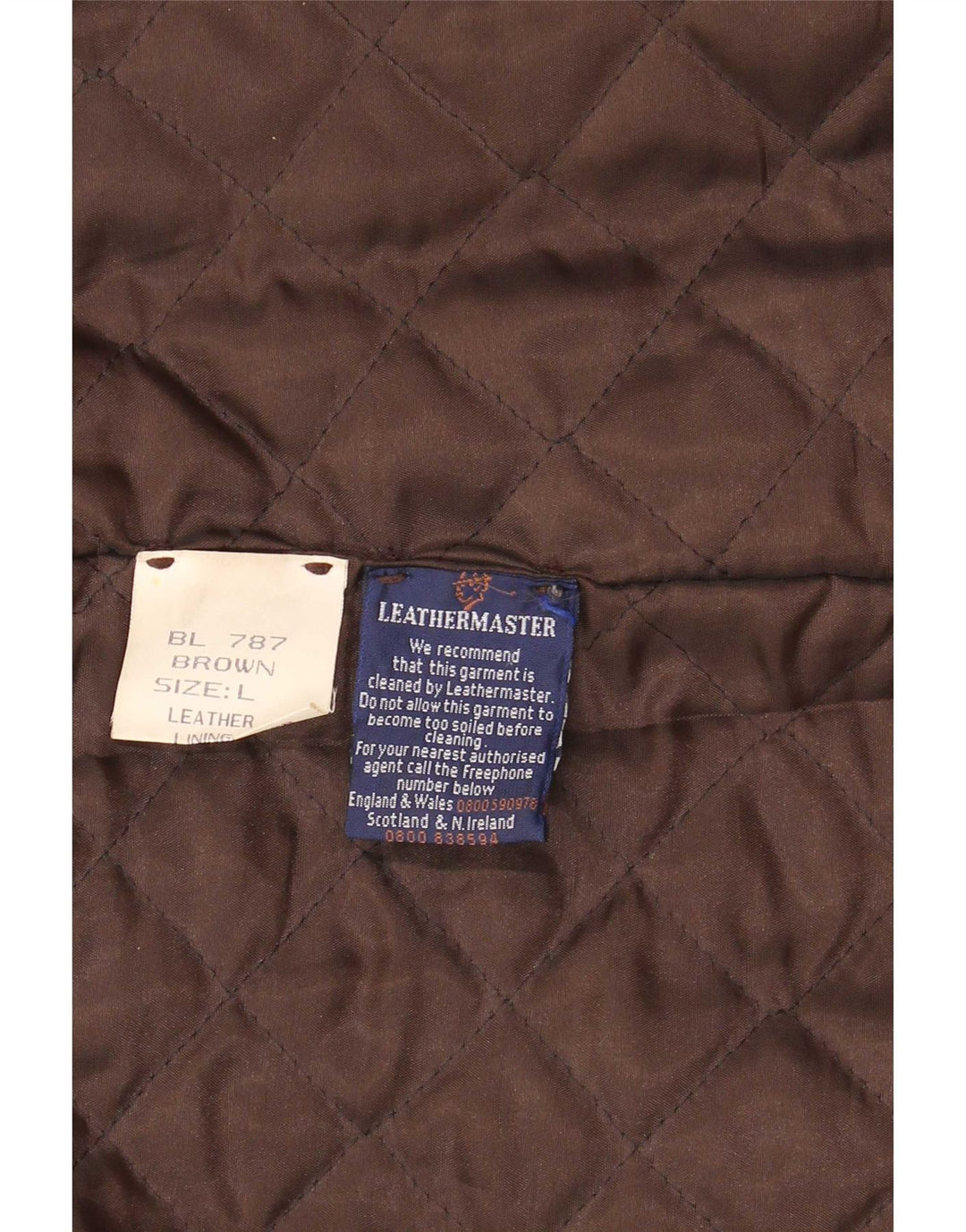 Vintage Ανδρικό Δερμάτινο Παλτό UK 40 Μεγάλο Καφέ