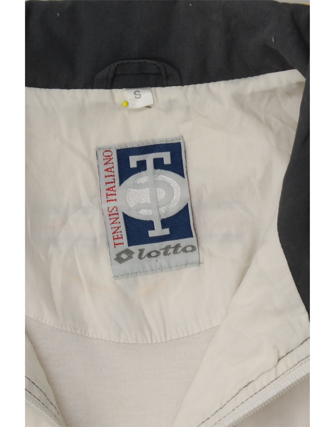 Ανδρική αθλητική φόρμα LOTTO Loose Fit Top Jacket Small White Colourblock