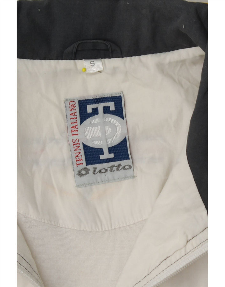 Ανδρική αθλητική φόρμα LOTTO Loose Fit Top Jacket Small White Colourblock