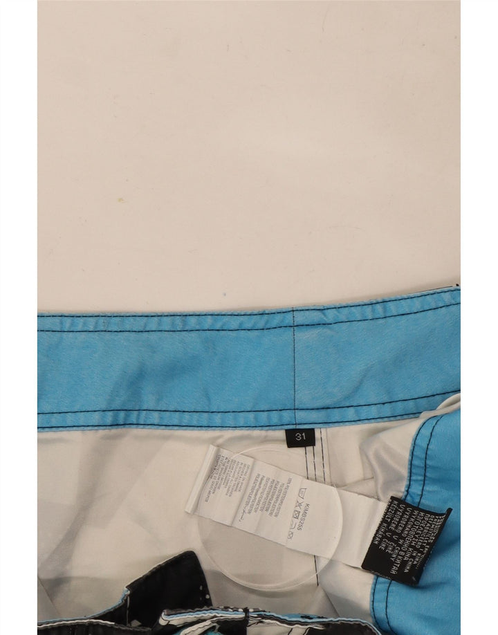 Ανδρικό γραφικό σορτς κολύμβησης Quiksilver, μεσαίο μαύρο πολυεστέρα